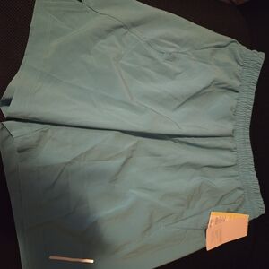 Turquoise Blue Mens Athletic Shorts